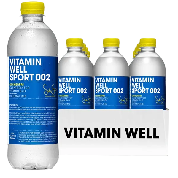 Vitamin Well Sport 002 50cl x 12st
