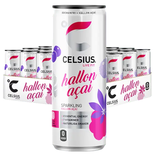 Celsius Hallon Acai 355ml x 24st