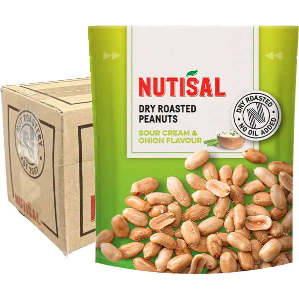 Nutisal Roasted Peanut Sourcream 8x175g