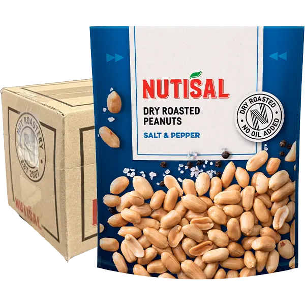 Nutisal Roast Peanut Salt&Pepper 8x175g