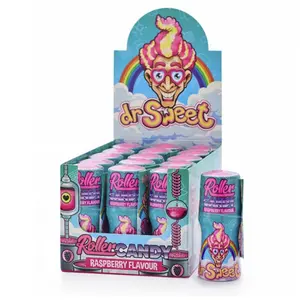 Dr Sweet Roller Candy Raspberry 40g x15