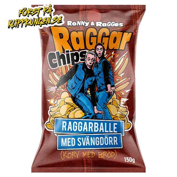 Raggarchips Raggarballe Svängdörr 150g
