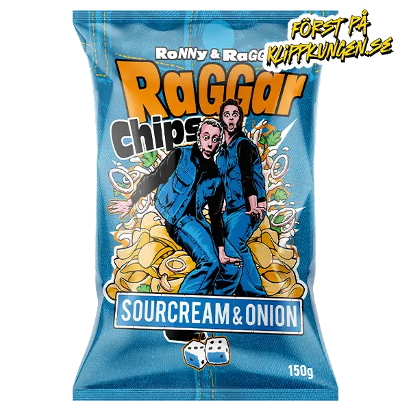 Raggarchips Sourcream & Onion 150g