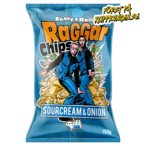 Raggarchips Sourcream & Onion 150g