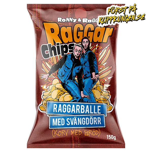Raggarchips Raggarballe Svängdörr 150g