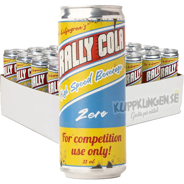 Rally Cola Zero 33cl x 24st