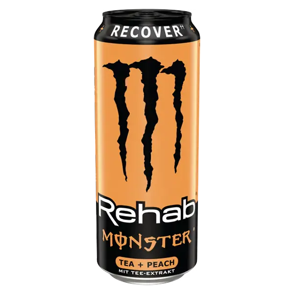 Monster Rehab - Peach 500ml