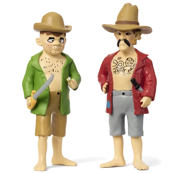 Pippi Piratfigurer