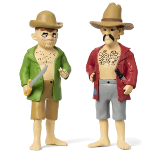 Pippi Piratfigurer