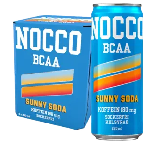 Nocco Sunny Soda 33cl 4-pack