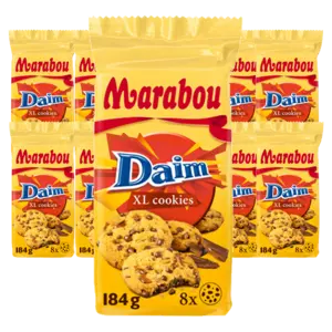 Marabou XL Cookies Daim 184g x 10st