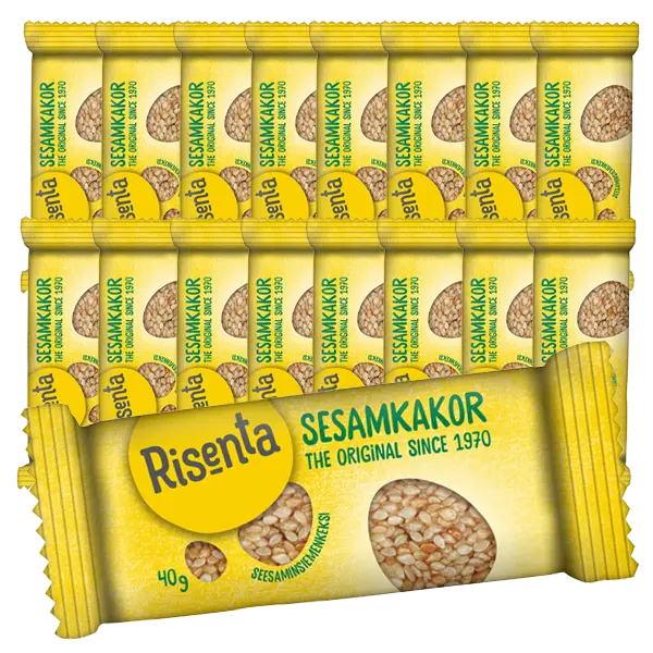 Risenta Sesamkakor Original 40g x 24st