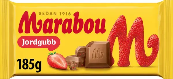 2st - Marabou Jordgubb 185g