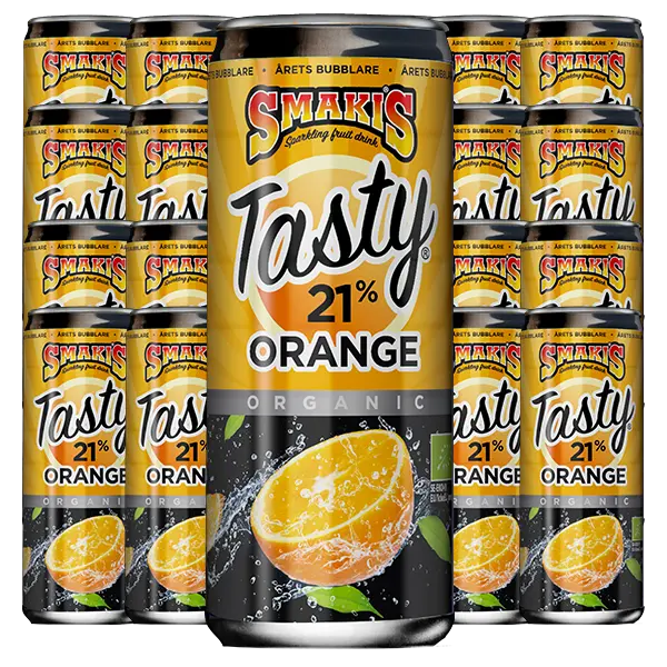 Smakis Tasty Kolsyrad Apelsin 33cl x 24