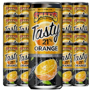 Smakis Tasty Kolsyrad Apelsin 33cl x 24