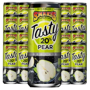 Smakis Tasty Kolsyrad Päron 33cl x 24st