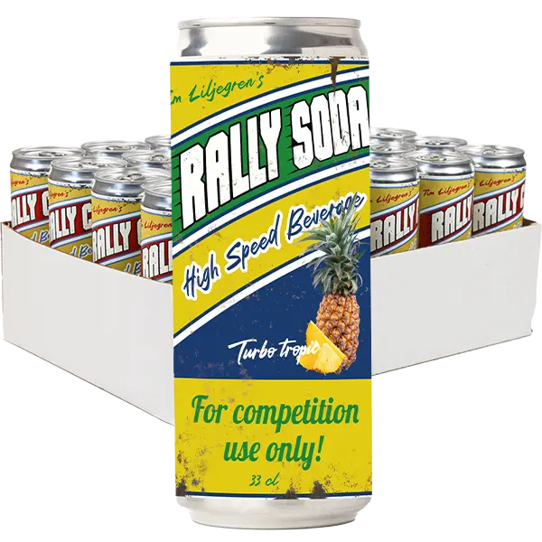 Rally Soda Turbo Tropic 33cl x 24st