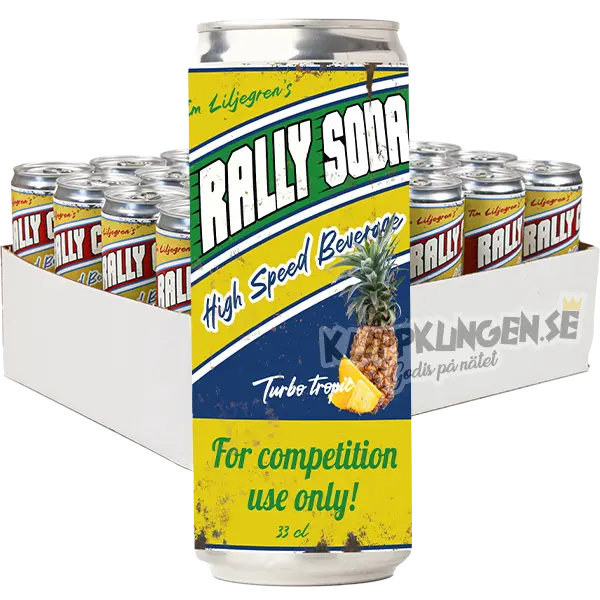 Rally Soda Turbo Tropic 33cl x 24st