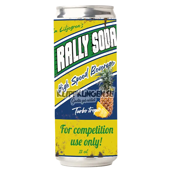 Rally Soda Turbo Tropic 33cl