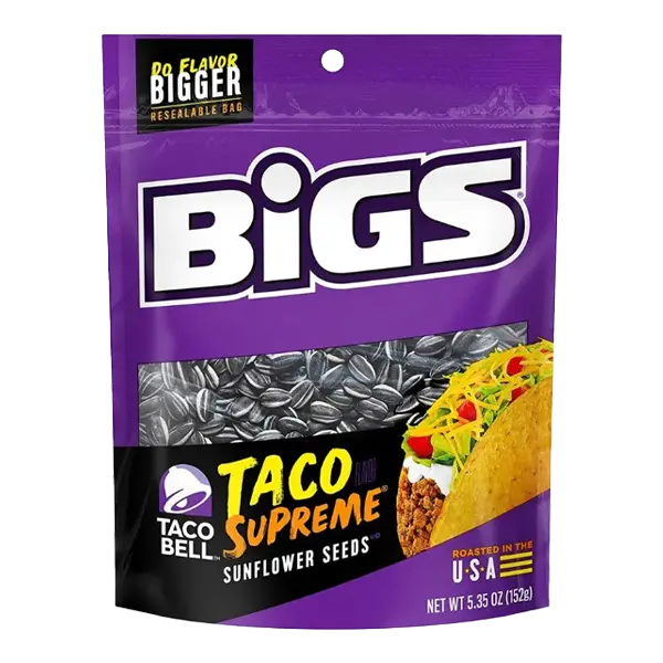 Bigs Taco Bell Sunflower Seeds 152g