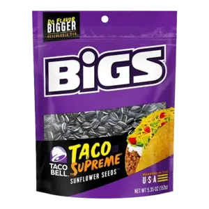 Bigs Taco Bell Sunflower Seeds 152g