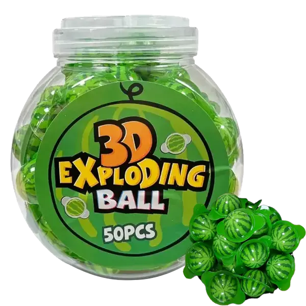 3D Vattenmelon Exploding Ball 10g x 50st