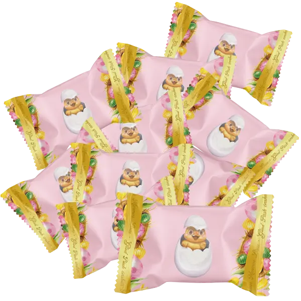 10st - Mormor Lisas Påskpralin Rosa 15g