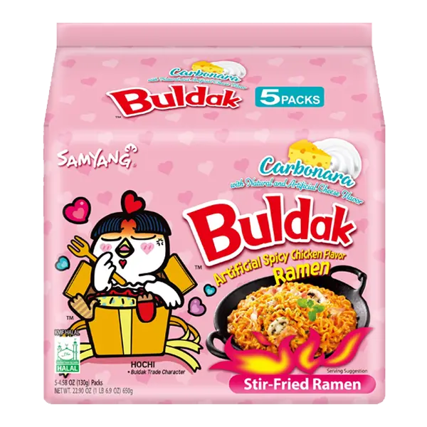 Samyang Carbonara Noodles 5 x 130g