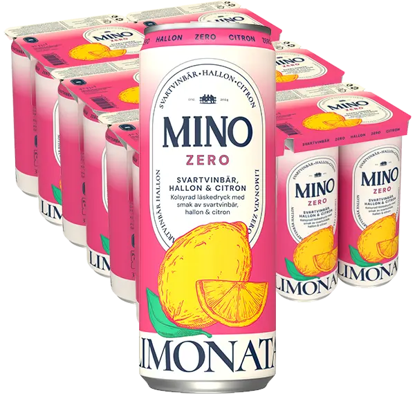 Mino Zero Hallon Svartvinbär 33cl x 24st