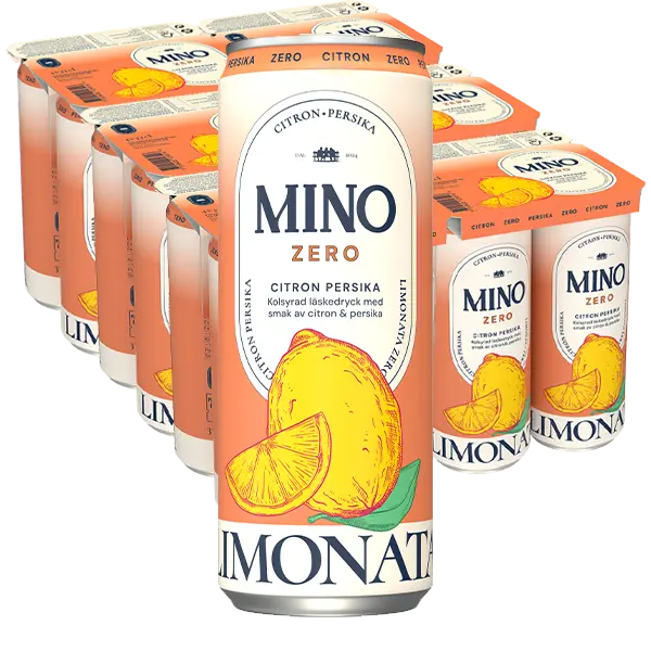 Mino Zero Citron Persika 33cl x 24st