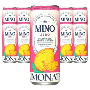 Mino Zero Hallon Svartvinbär 33cl x 12st