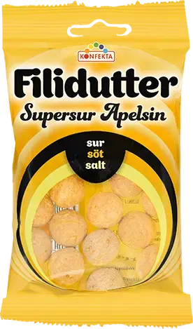 5st - Filidutter Supersur Apelsin 65g