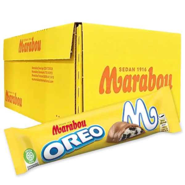 Marabou Oreo Mjölkchoklad 37g x 36st