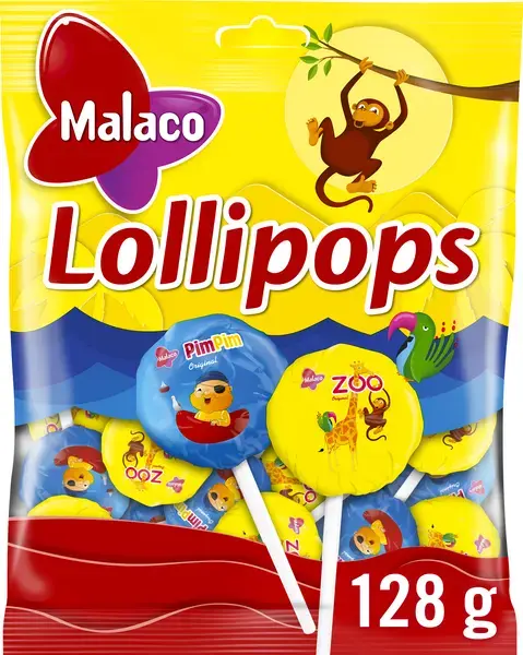 Malaco Lollipops 128g