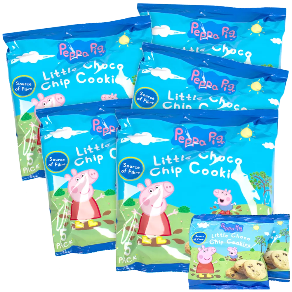 5st - Peppa Pig Choco Chip Cookies 100g
