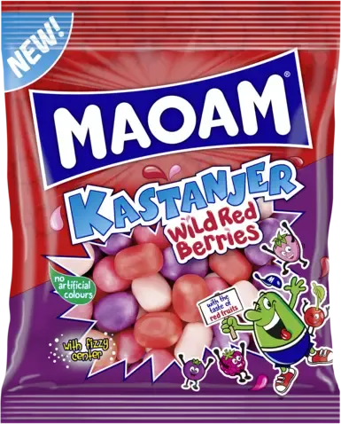 Maoam Kastanjer Wild Red Berries 120g