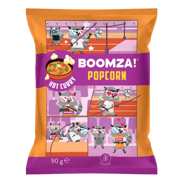BOOMZA! Popcorn Hot Curry 90g
