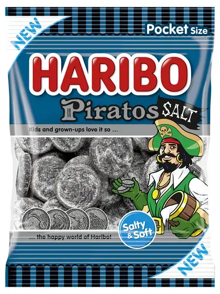 5st - Haribo Piratos Salt 70g