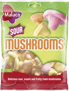 Malaco Sour Mushrooms 100g