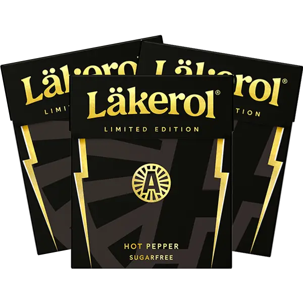 3st - Läkerol Classic Hot Pepper 25g