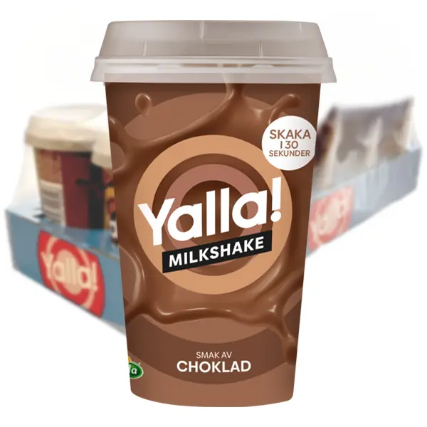 Yalla Milkshake Choklad 10st x 200ml