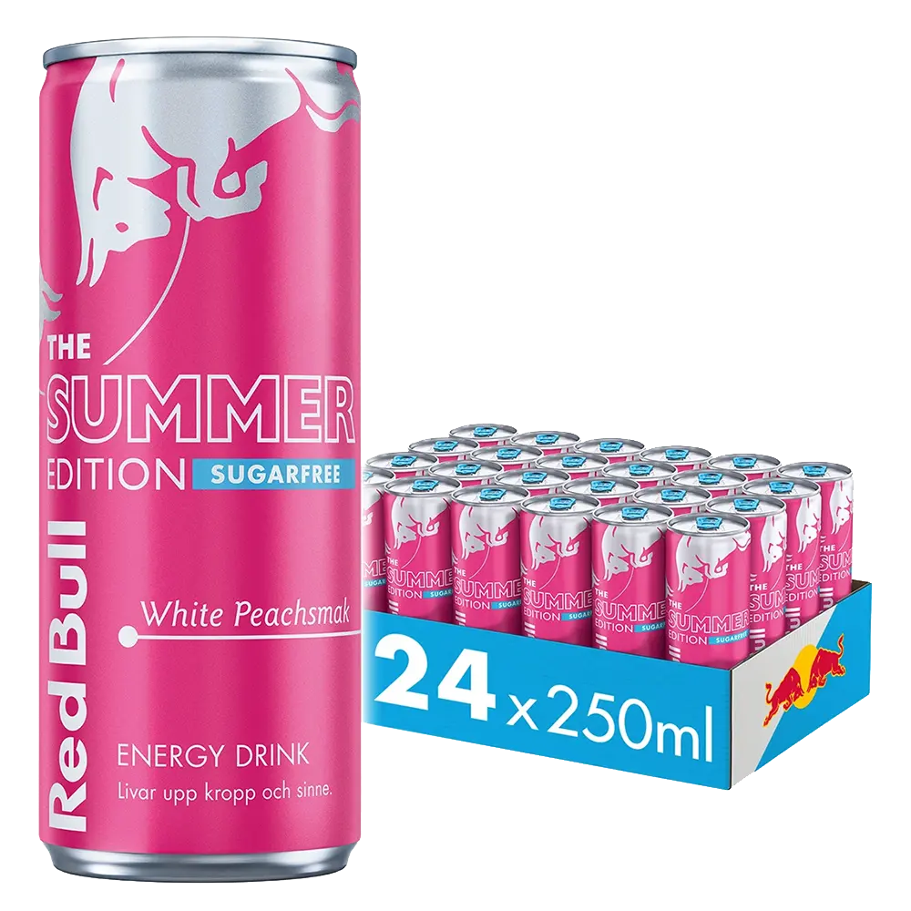 Red Bull White Peach 24st x 25cl