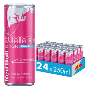 Red Bull White Peach 24st x 25cl