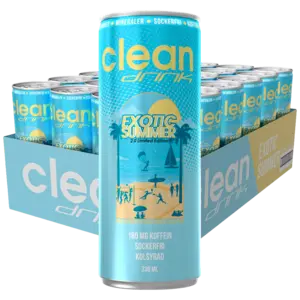 Clean Drink Exotic Summer 24st x 33cl
