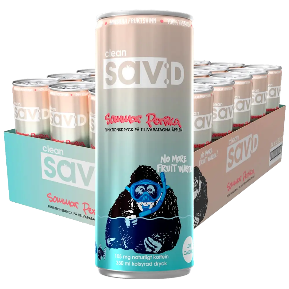 Clean Sav:D Sommar Persika 24st x 33cl
