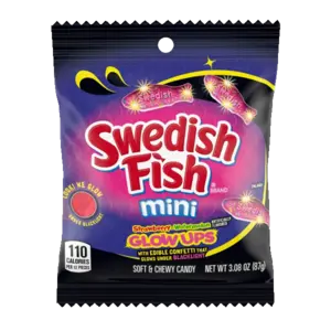 Swedish Fish Mini Glow Ups 87g
