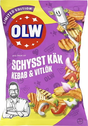 OLW Schysst Käk Kebab & Vitlök 250g