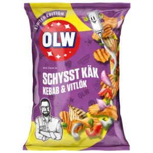OLW Schysst Käk Kebab & Vitlök 250g