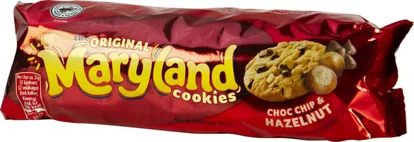 Maryland Choc Chip & Hazelnut 136g