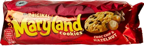 Maryland Choc Chip & Hazelnut 136g